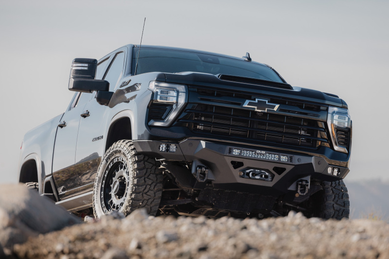 Chevrolet Silverado 3500 Front Bumper - DV8 Offroad - Spec Series - Black - `24-`26